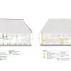 Grafische Darstellung der Bauwerksschäden und Setzungen